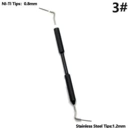 Dental Endo Buchanan Hand Plugger NiTi Tip #0 #1 #2 Endodontic Tool Gutta Percha Vertical Compaction Dentistry Instrument
