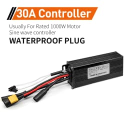 Ebike Sine WaveDisplay Controller 17A26A30A Three-Mode 24V/36V/48V with Learning Function S866 LCDColor Display 350W-1000W Motor