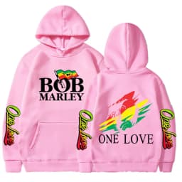 Rapper Bob Marley Hoodies Legend Reggae One Love Hooded Sweatshirts Men Women Fashion Long Sleeve Oversized Pullovers Streetwear
