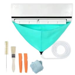 8/6/1pcs Air Conditioning Cleaning Kit Leak-proof Cover Full Set of Air Conditioner Cleaner with Water Pipe Clean Tools