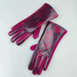 Women Bow Plush Wrist Cotton Touch Screen Driving Glove Winter Cashmere Thicken Full Finger Sport Cycling Warm Mitten H84