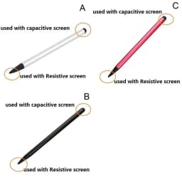 1/2/3pcs Universal Tablet Pen Phone Capacitive/Resistive Stylus Pen For IPhone Ipad Android All Touch Screens Rubber Stylus Pens