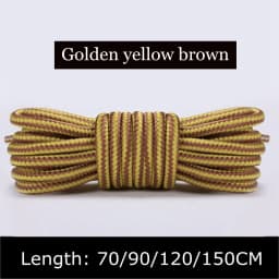 1Pair Boots Round Shoe Laces Striped Double Color Fashion Shoelaces Outdoor Hiking And Leisure Sports Shoelace 18 Color