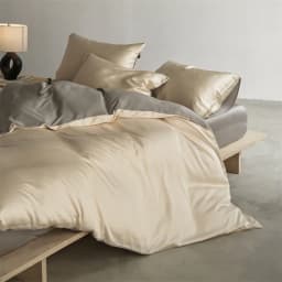 22mm Mulberry Silk Bedding Set Luxury Smooth Duvet Cover Set with Quilt Cover Bed Sheet Pillowcase for Twin Full King Queen Bed