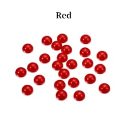2/3/4/5/6/8/10/12/14 MM Acrylic Beads Pearl Imitation Half Round Flatback Colorful Bead For Jewelry Making DIY Accessories