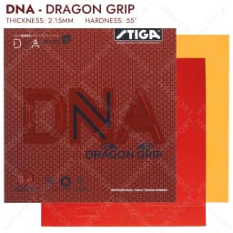 STIGA DNA Dragon Grip Table Tennis Rubber Made In Germany Sticky Ping Pong Rubber Sheet with Pre-tuned Cake Sponge
