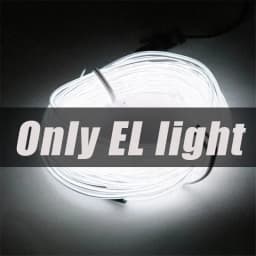 EL Wire 5/4/3/2/1Color 1M Illuminated Lights with Neon Lights DIY Combination Multicolor Lights AA Batteries USB Prom LED Strips
