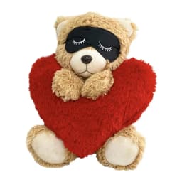 Cute Bear Plushies Bear Toy Stuffed Animal With Red Heart Valentine's Day Decor Gifts For Wife Girlfriend For Living Room