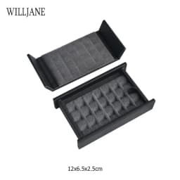 Jewelry Gemstone and Diamond Color Grading and Sorting Display Tray with Lid Gem Stone Box Beads Storage Organiser Travel Case