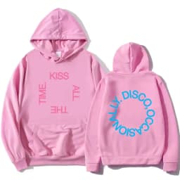 HarryStyles KISS ALL THE TIME. DISCO, OCCASIONALLY. Hoodies Album Design Graphic Print Sweatshirts Women Clothing Fleece Hoodie
