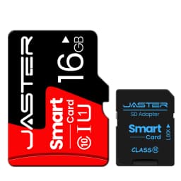 JASTER Mini SD Card 4GB 8GB 16GB Class 6 Real Capacity 32GB Memory SD Card High Speed Smart SD Card TF Red Suitable for Camera