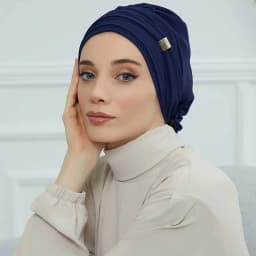 Muslim Solid Instant Turban Hat Hijab Women Caps Islamic Bandana Bonnet Fashion