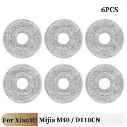 For Xiaomi Mijia M40 / D110CN Robot Vacuum Spare Parts Main Side Brush Hepa Filter Mop Cloth Dust Bag Accessories Replacement