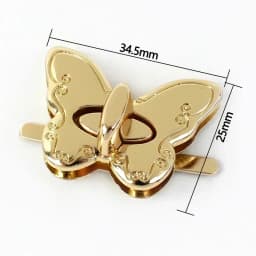 1-3Pcs Deepeel Metal Bag Decor Lock Buckle Women Handbag Closure Latch Purse Turn Twist Locks Snap Clip DIY Hardware Accessories