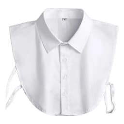 Fake Collar Universal Fake Collar For Men And Women Shirts Dickey Half False Blouse Dickey Tops Solid Color Easy Match Business