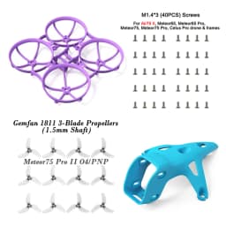 BETAFPV Meteor75 Pro II Canopy II for O4 Air Unit and Brushless Whoop Frame, Gemfan 1811 3-Blade Propellers Parts and Spares