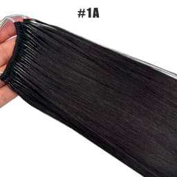 Straight Korea Popular Cotton String Twins Tip Hair Extensions Brazilian Remy Hair 0.5G/Pcs Keratin I-Tip Human Hair For Woman