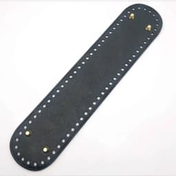 PU Leather Bag Bottoms DIY Handmade Oval Long Bottom Bag Accessories for Knitting Bags Handbag Crossbody Bags Bottom 32x7cm