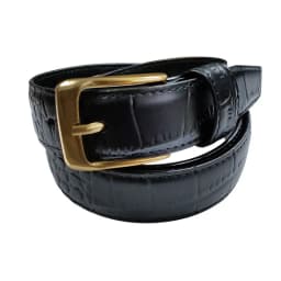 New Genuine Leather Simple Versatile Crocodile Pattern Women's Thin Belt Decoration with Dress Fashion Casual Trouser Straps