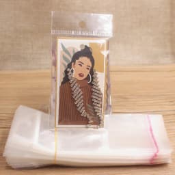 50Pcs 5x9cm White Paper Print Girl Pattern Earring Card Glasses /Brown Face Girl People Jewelry Display Packaging Cards Tags