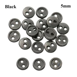 20Pcs Metal Doll Buttons For Doll Clothes Sewing Accessories Round Mini Buttons 3/4/5/6mm For 1/12 1/6 Diy Doll Clothing Buckles