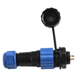 SP16 Series Waterproof Socket Connector Available in 2 3 4 5 7 and 9 Pin Configurations for Secure Connections