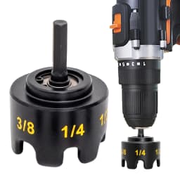 Aluminum Alloy Threaded Rod Nut Runner Tools Nuts Remover Bolt Extractor Tool Nuts Spinning Drill Kit for Impact Drills