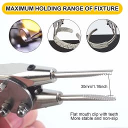 Adjustable Welding Stand with Dual Flexible Arms and Anti-Slip Base for Precision Electronics Repair, Jewelry Crafting