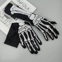 Halloween Skeleton Skeleton Gloves Trick Dark Wind Convex Gloves Skeleton Ghost Festival Costume