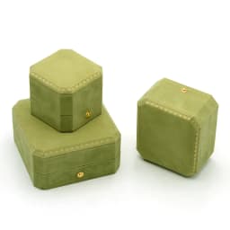 Green Ring Holder Jewelry Storage Case Pendant Box Accessories Necklace Bracelet Bangle Packaging