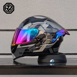 ORZ Motorcycle Helmet High Quality Dual Lens Modular Flipped Helmet Full Face Neutral Motorcycle Travel Helmet Off Road Helmet