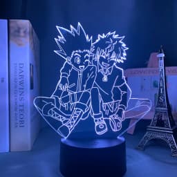 Acrylic 3d Lamp Anime Hunter X Hunter Killua and Gon for Bedroom Decor Nightlight Birthday Gift Led Night Light Manga Hxh Killua
