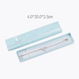 Paper Necklace Jewelry Box High-grade Gift Packaging Box Long Chain Bracelet Storage Box Jewelry Organizer Case Wholesale Joyero