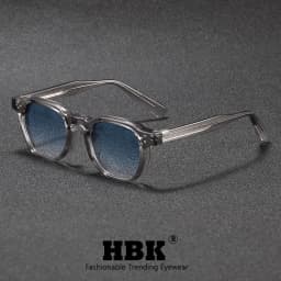 HBK Fashion Retro Men Sunglasses Classic Square Frame Design Sun Glasses Women Outdoor Travel Party Business Festival Gift