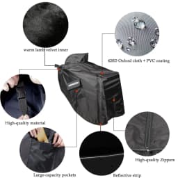 Scooter Leg Cover Rain Waterproof Windproof Warmer Motorcycle Leg Apron Protector Covers Blanket Winter Quilt Universal