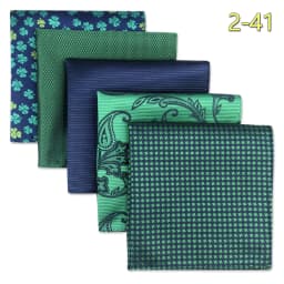 5 Pack Mens Suit Pocket Square Handkerchief Set Various Hanky Lot Classic Gentlemen Wedding Gift Accessories Large Dropshipping