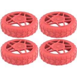 4PCS Premium Silicone Luggage Wheels Protector Covers Silent Shock-Proof Suitcase Wheels Cover Durable Trolley Box Casters Cover