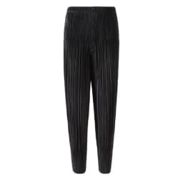 Miyake Pleated Radish Pants Women's Loose Thin Harem Pants Pleated Calf Solid Color Versatile Simple Oversized with Elasticity