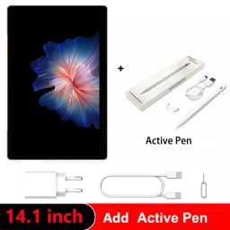 Global Version 14.1 Inch Tablet PC Big Screen 1920x1080 Octa Core MT6769 12+256GB Tablet 14 Inch Android 14 Game Study PAD