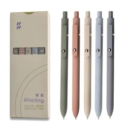 Kaco Morandi Retractable Gel Pen Set 0.5mm Writing Gel Ink Pens Black Anti-fatigue Kawaii School Stationery Kakao Office Penna