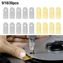 Long Lasting and Efficient 43mm Replacement Blade for Robotic Lawnmower Stainless Steel with Titanium Coating