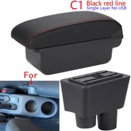 For Nissan Almera Armrest Box For Nissan Versa Rotatable Car Armrest storage Box Car Accessories Interior details Retrofit parts