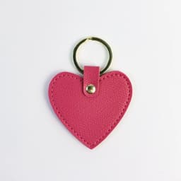 Print name free creative simple gift personalized PU heart-shaped keychain multi-color car keychain bag pendant