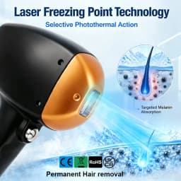 5 Wavelength Diode Laser Hair Removal Machine FAC Technology Genuine Sapphire Ice Cooling Painless Permanent Hair Remover Salon