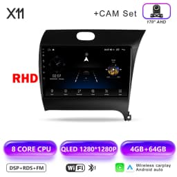 Carplay Android 16 For KIA Cerato 3 Forte K3 2013 2014 2015-2017 LHD RHD Car Radio Player Android Auto Multimedia GPS Navigation