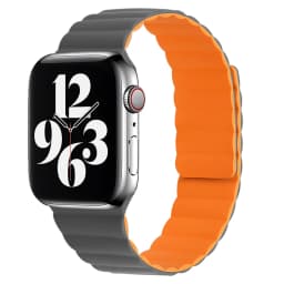44mm Silicone Loop Strap for Apple Watch 7 45mm 41mm 38mm 42mm Watchband Original Magnetic Bracelet IWatch Seires SE 7 6 5 Strap