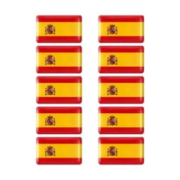 10pcs Epoxy Italy Flags Sticker Car Interior Decoration Decal for Fiat 500 Abarth Punto Panda Tipo Bravo Stilo Coupe Doblo Badge