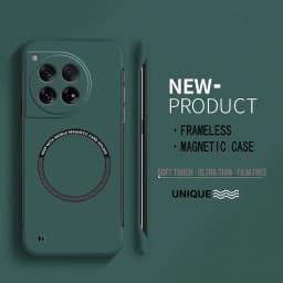 Ultra Thin Hard PC Magnetic Frameless Phone Case For Magsafe Oneplus 13 12 12R 11 11R 10T 10 9 9RT Pro Matte Color Cover