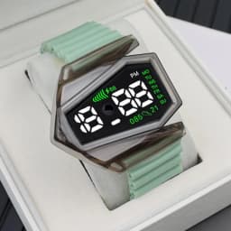 Multi-function Aircraft Watch Touch Screen Digital Kids Watches Students Boys and Girls LED Sports Electronic Watch Clock Gifts