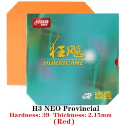DHS Hurricane 3 NEO Provincial Orange Sponge Hurricane 3 NEO Provincial Blue Sponge Table Tennis Rubber DHS Ping Pong Sponge